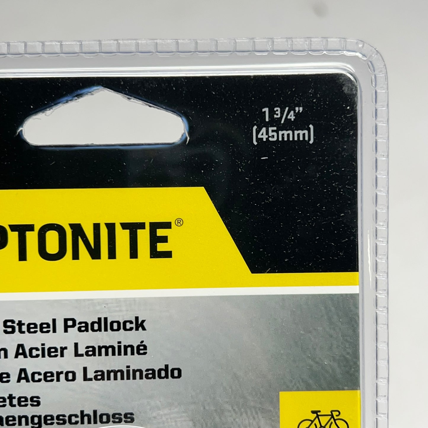 KRYPTONITE (2 PACK) Laminated Steel Padlock  1 3/4" (45MM) Chrome/Black