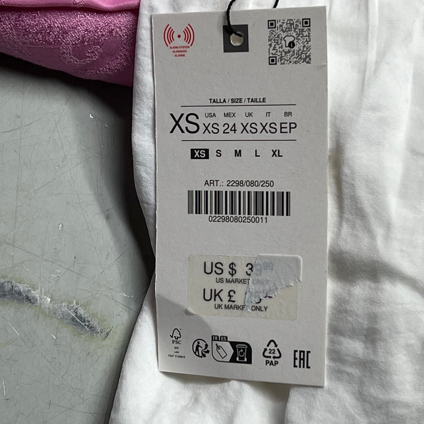 ZA@ ZARA Lot of Assorted Clothing Jacket/Coat, Bottoms & Blouses Women's Sz XS