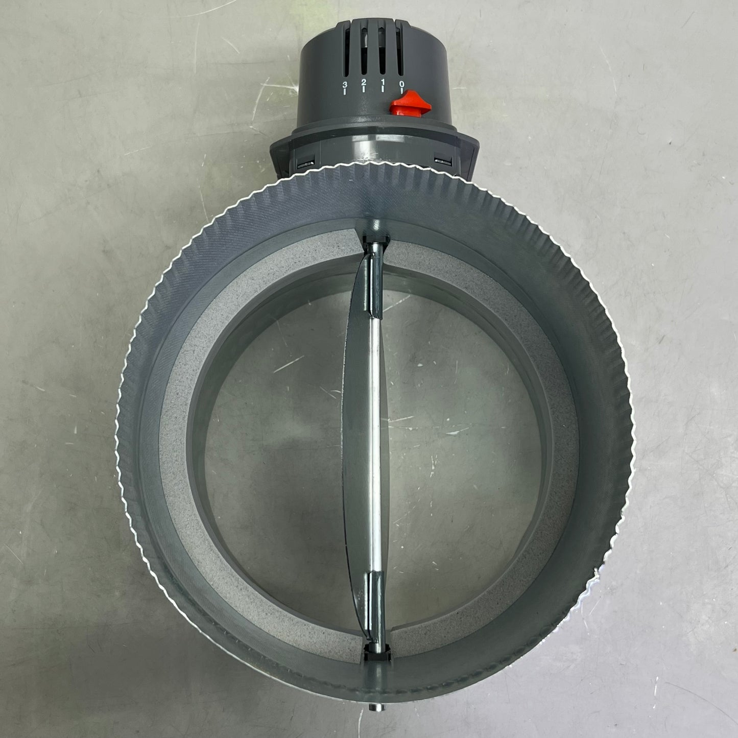 HONEYWELL Round Automatic Damper 9", Grey ARD9TZ