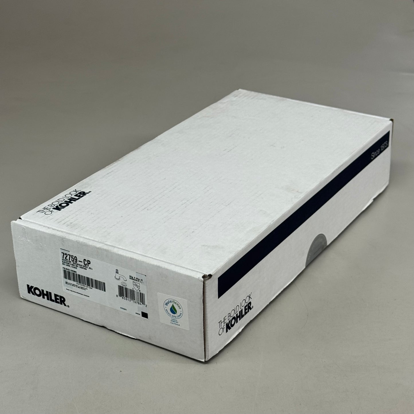 KOHLER Artifacts Widespread Bathroom Faucet Bell Spout Polished Chrome 72759-CP Without Handles