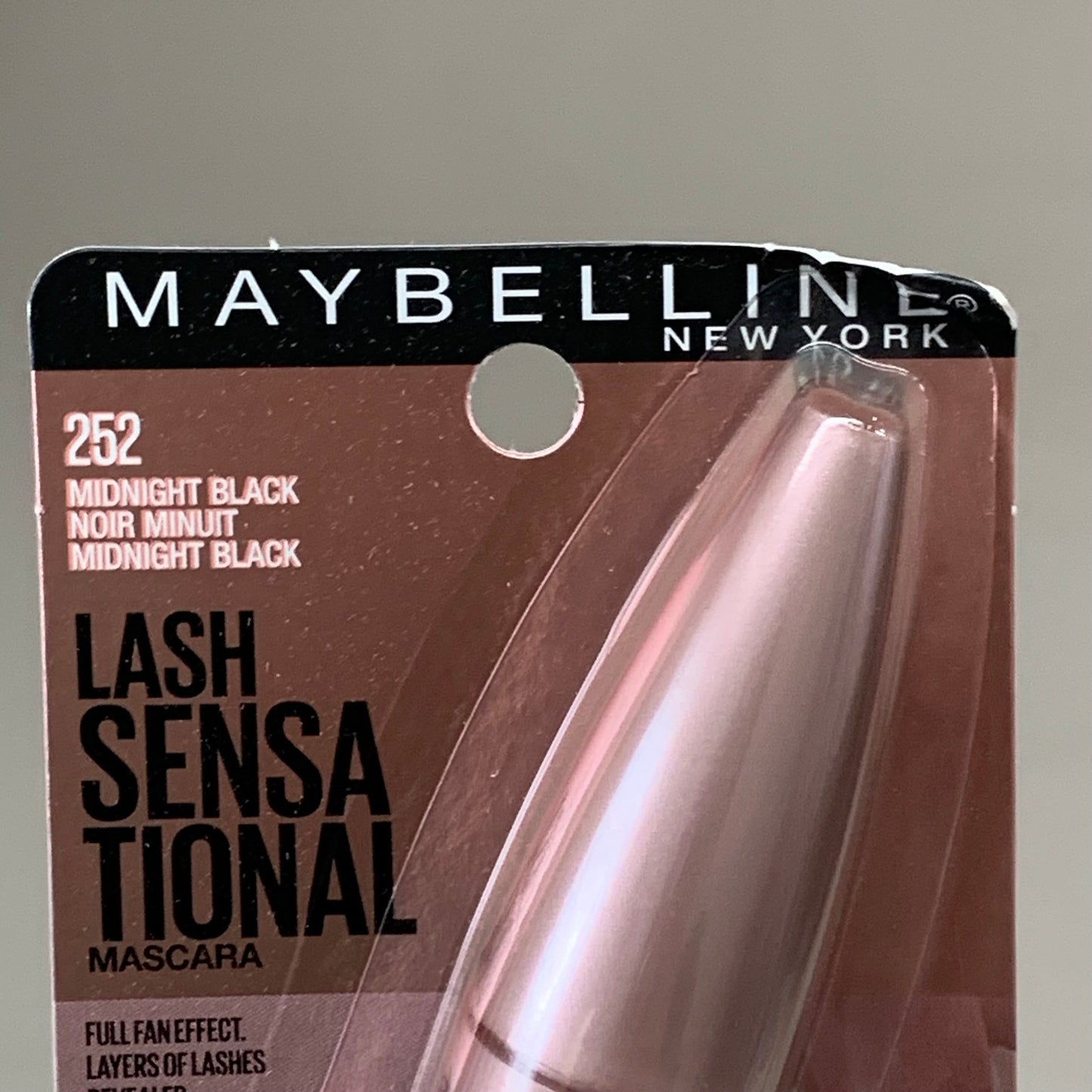 ZA@ MAYBELLINE (2 PACK) Lengthening Lash Sensational Mascara .32 Fl Oz Midnight Black As-is F