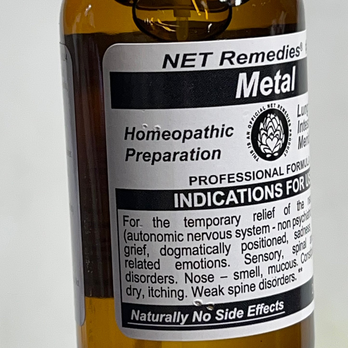 ZA@ NET REMEDIES (10 Pack) Metal #2 Lung & Large Intestine Meridians Homeopathic Preparation 2 fl oz I