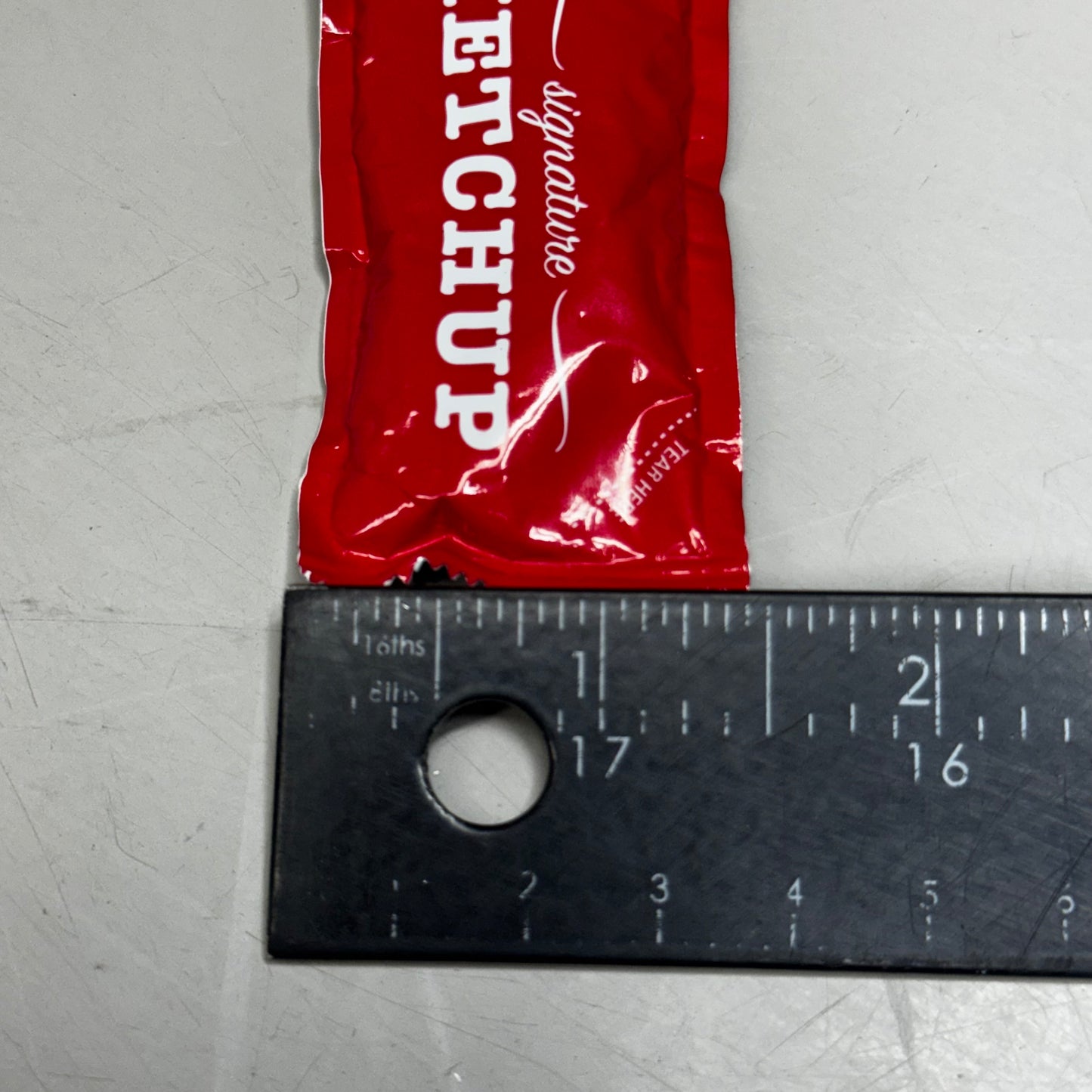 ZA@ KETCHUP (1500 Count) Packet 29.76 Lbs 123313 BB 11/25 (New Other, Distressed Box)