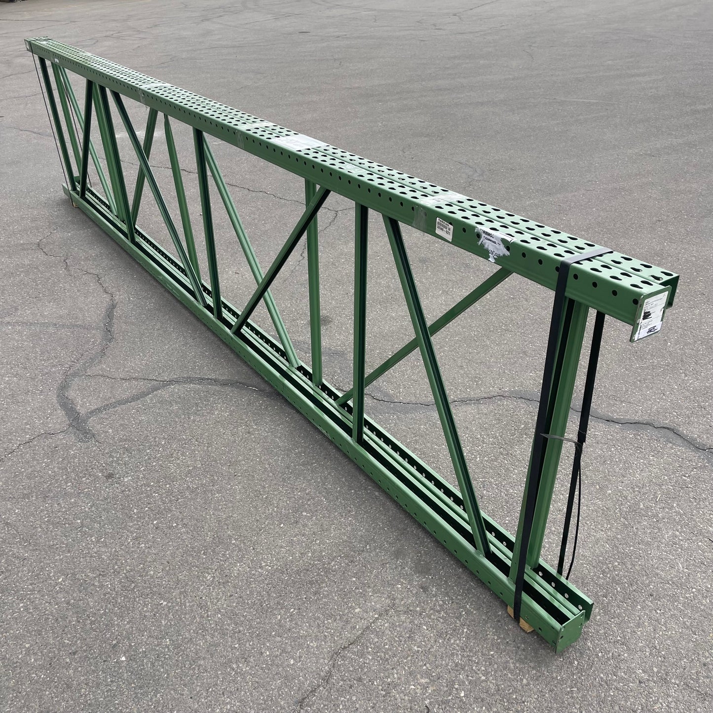 Z@ HUSKY RACK & WIRE Pallet Racking Uprights 16’ x 42.5” x 3.5” Green