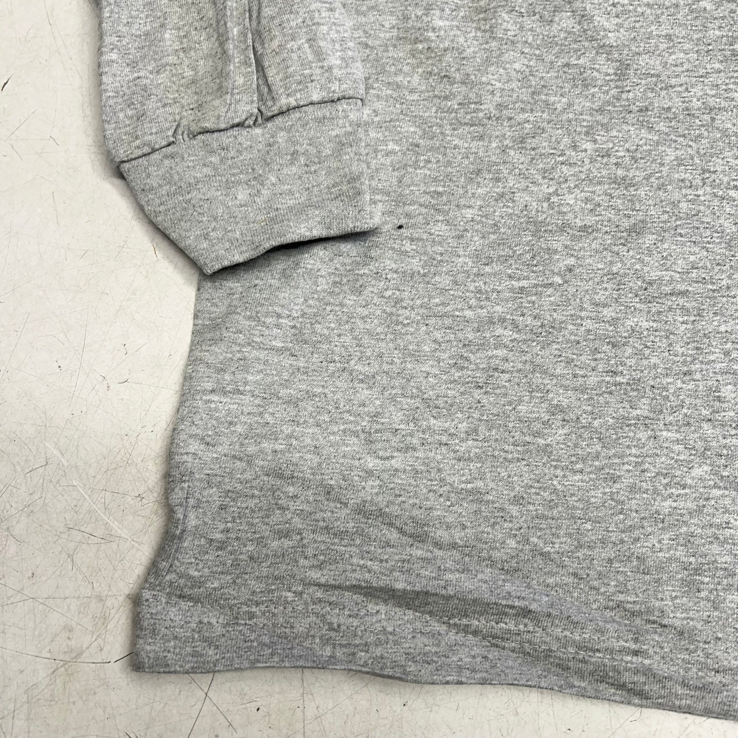 ZA@ AMERICAN APPAREL (12 PACK) Heavyweight Cotton Long Sleeve Tee Unisex Sz L Grey 1304