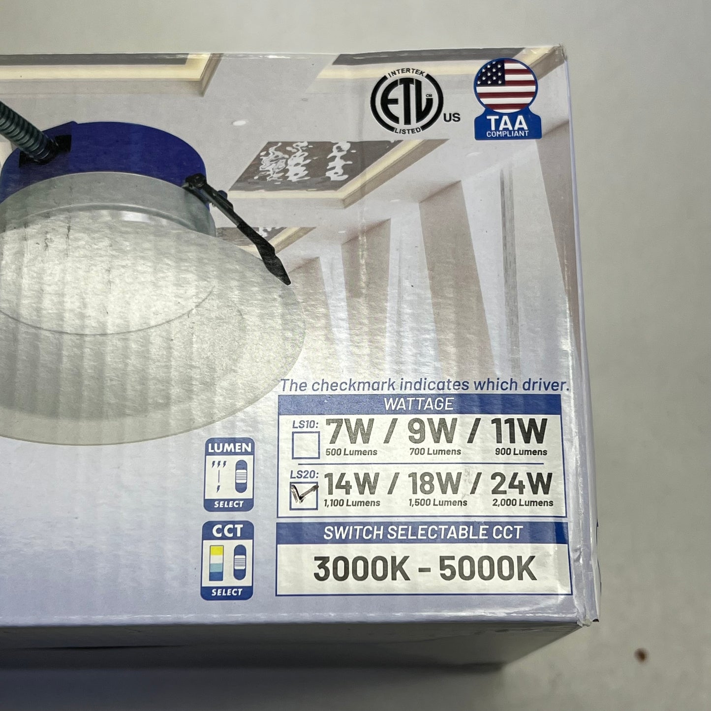 SLG LIGHTING Led Downlight 50,000 Hr 2000 Lumens White DRC 6R LS20 G1 9FSK TAA