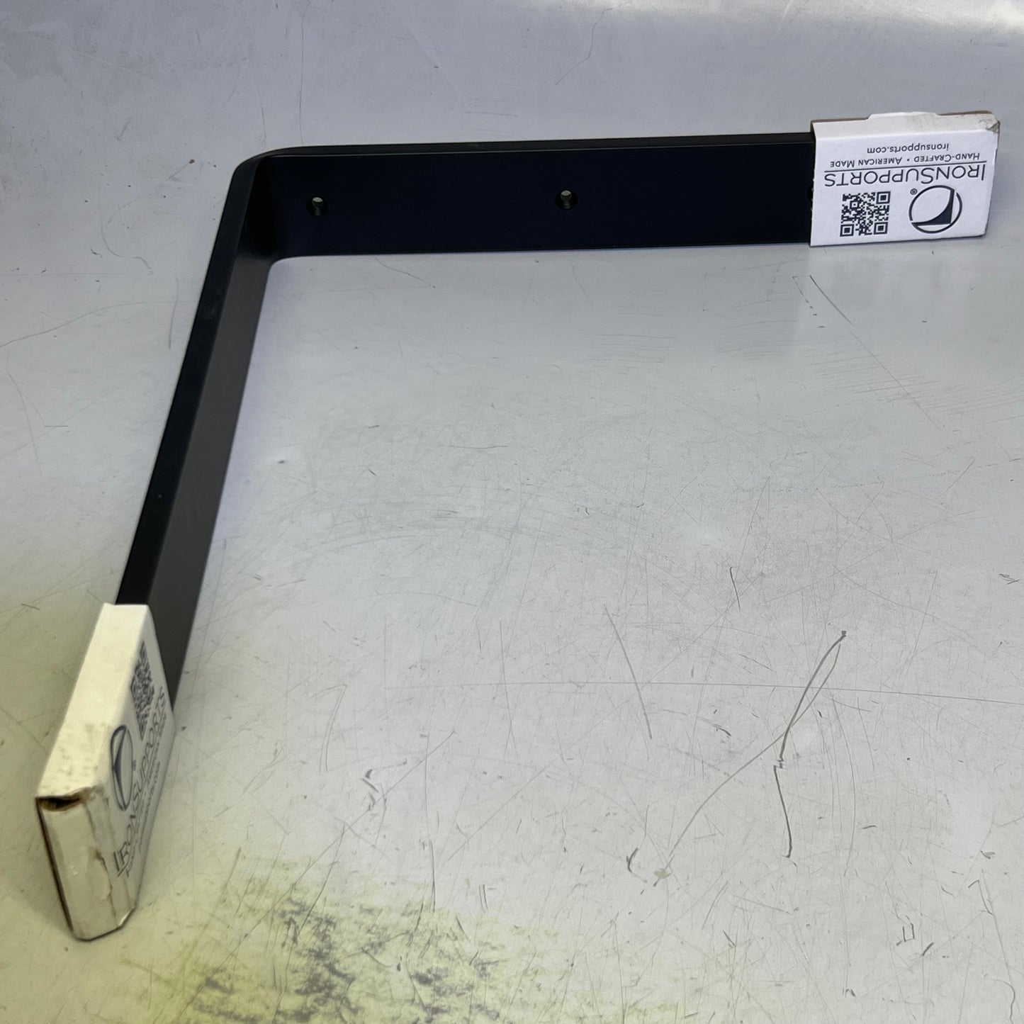 IRONSUPPORTS Standard Front Mount Countertop L Bracket Sz 14" x 20"