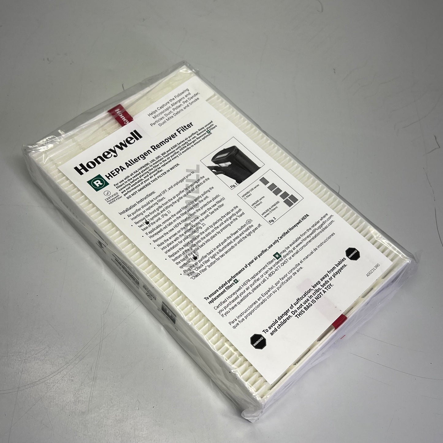 HONEYWELL Replacement True HEPA Filter Value Combo Pack 3 Piece HRF-ARVP (As-is)