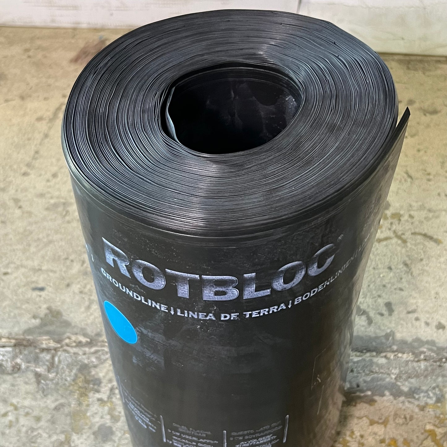 ROTBLOC Groundline, Commercial Roll 8887452 20"W Black