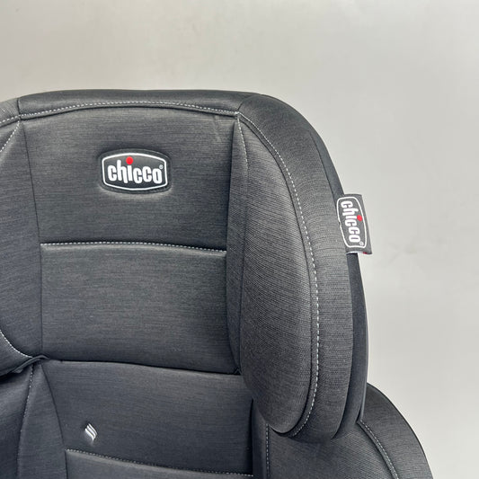 CHICCO Kid Fit Cleartex Booster Car Seat 2-in-1 Belt Positioning High Back Black