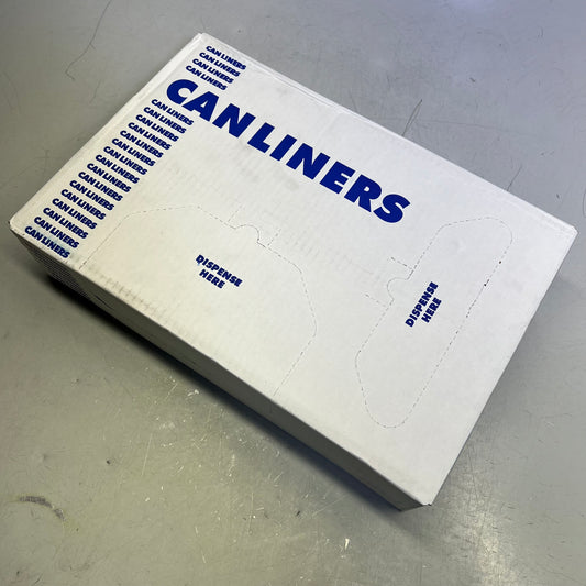 RIGHT CHOICE (200 PACK) Flat Can Liner 56 Gal 43" X 48" Natural/Clear 78000079