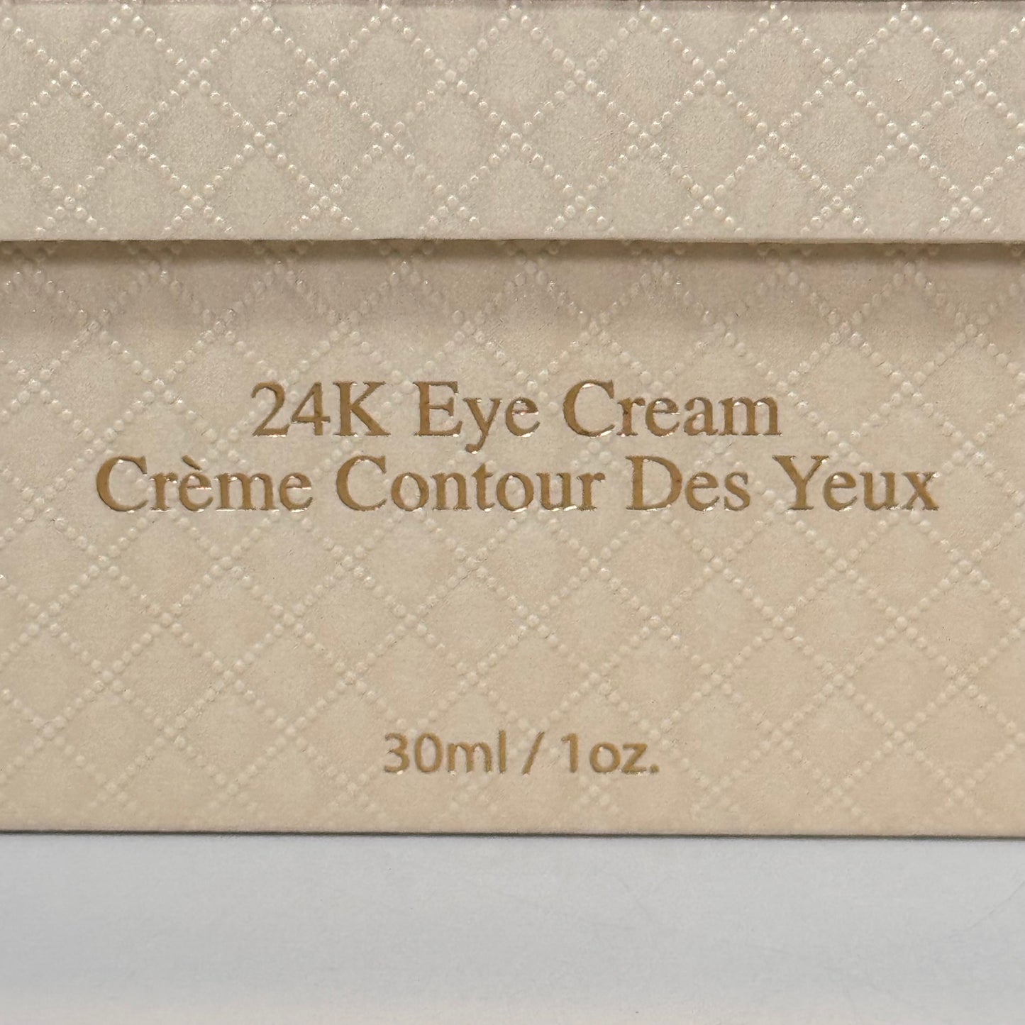 ZA@ L'CORE 24K Gold Eye Cream 1 oz oz BB 20 Months After Opening Retail $450