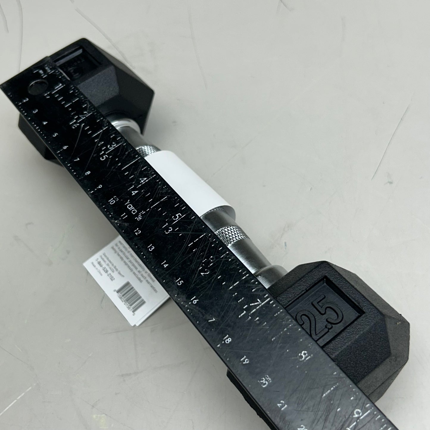 ZA@ BODY SPORT (2 Pack) Rubber Encased Hex Dumbells 2.5lbs Black BDSRSDB025