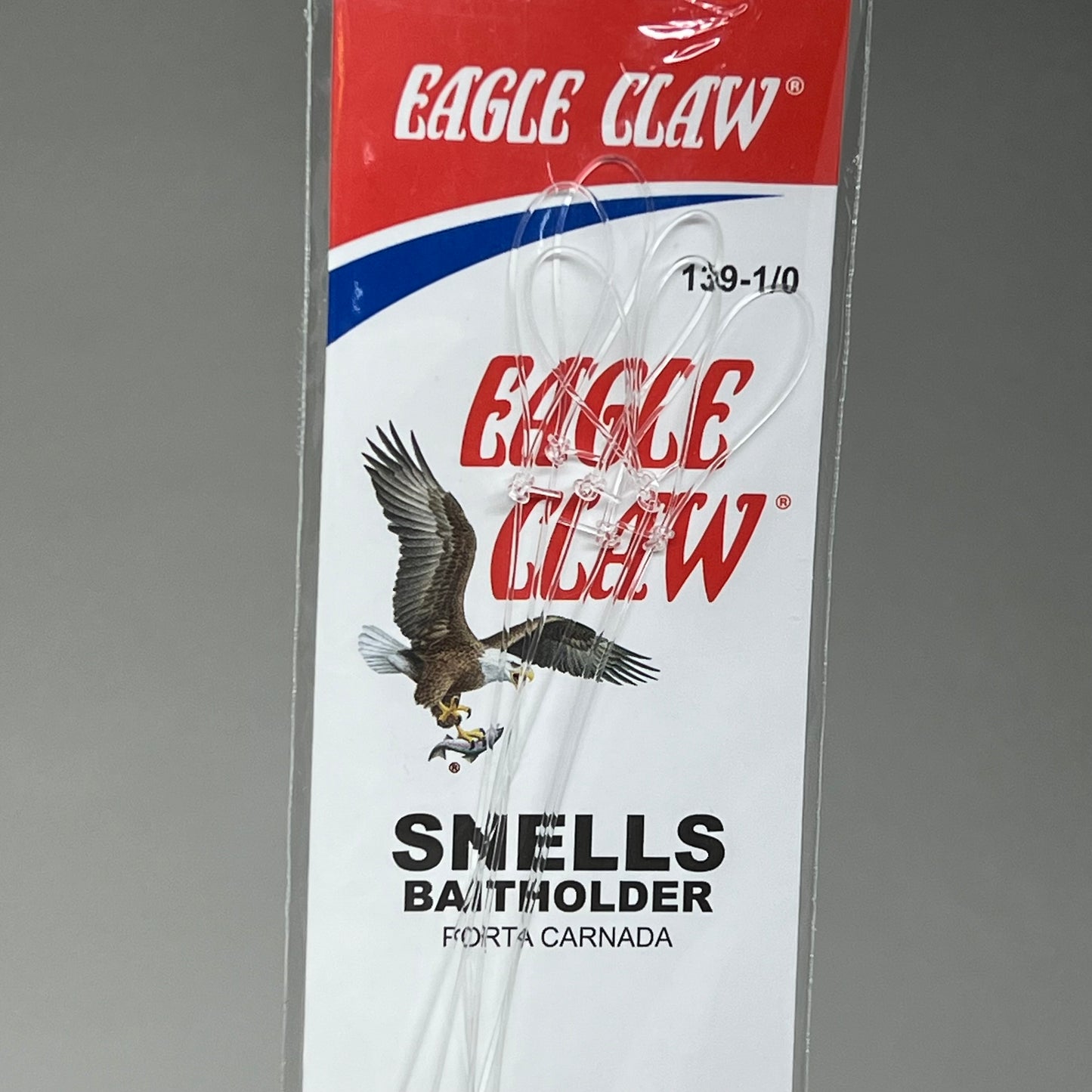 EAGLE CLAW (6 PACK)Versatile Bait Holder Snell Easy Rig Bronze #1/0 6pc 391-1/0