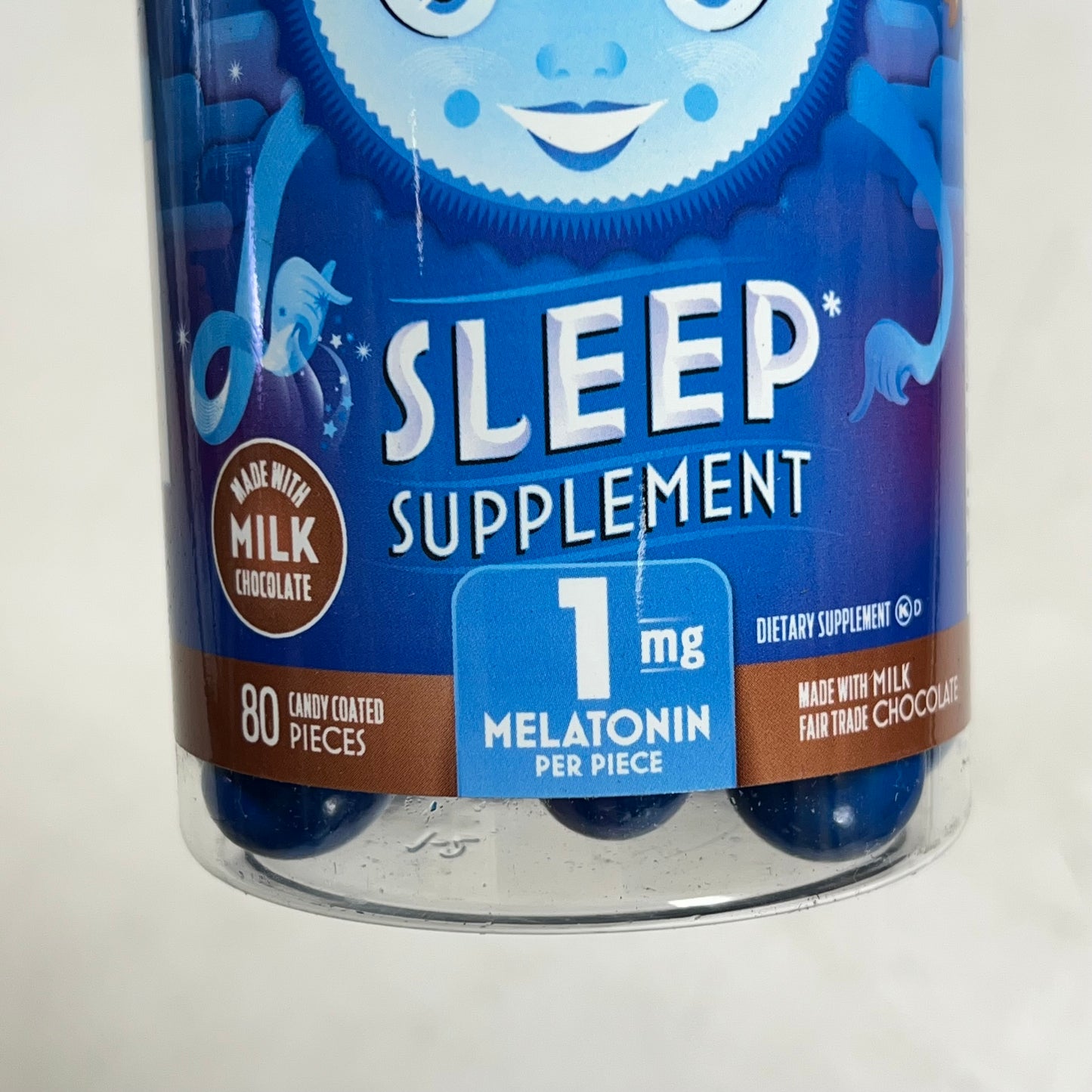 GOOD DAY (80 PIECES) Chocolate Adult Sleep Supplement 1 MG Per Piece BB 08/27