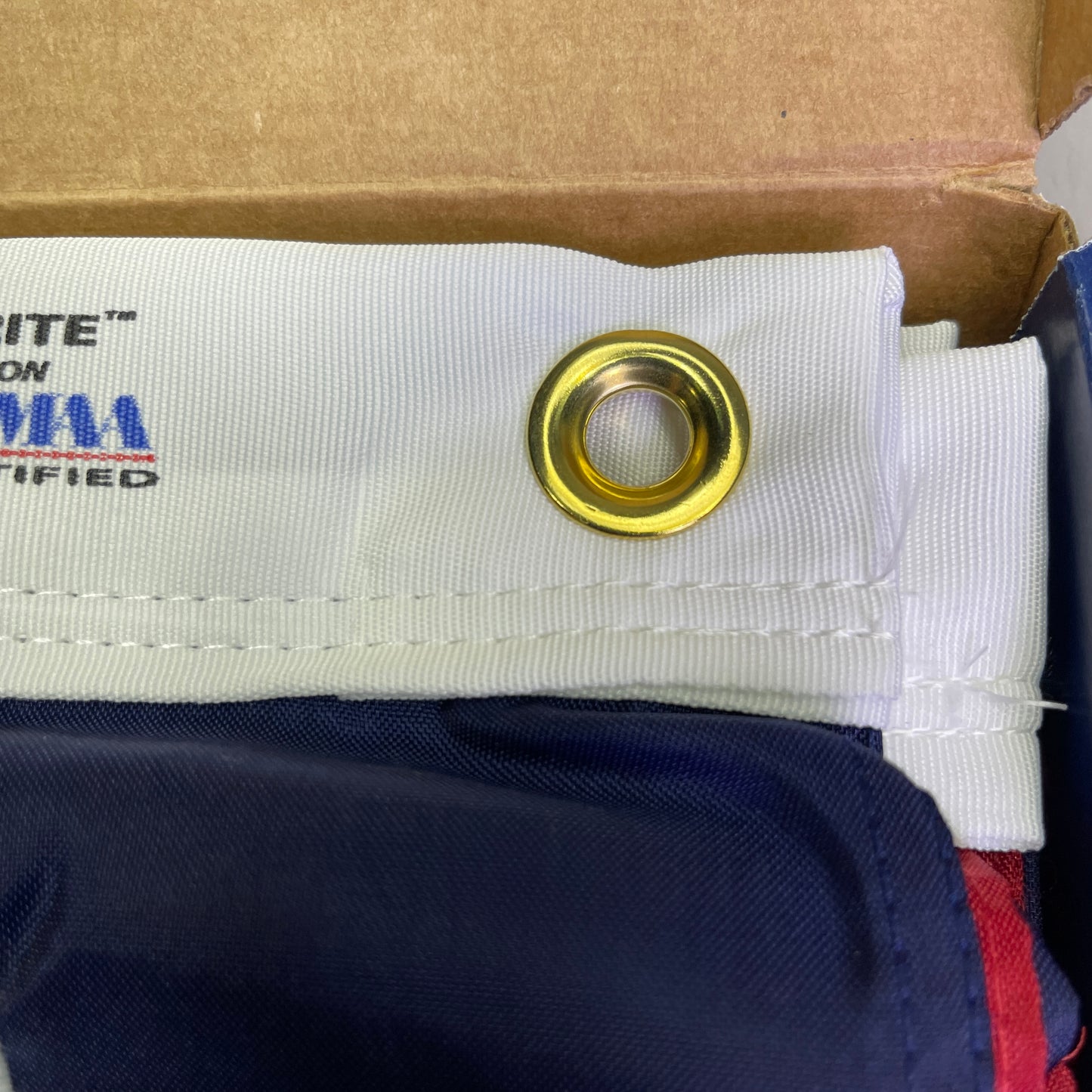 ANNIN American Flag USA Made Nylon UV Resistant 4'x 6' Red, White & Blue 3JN77