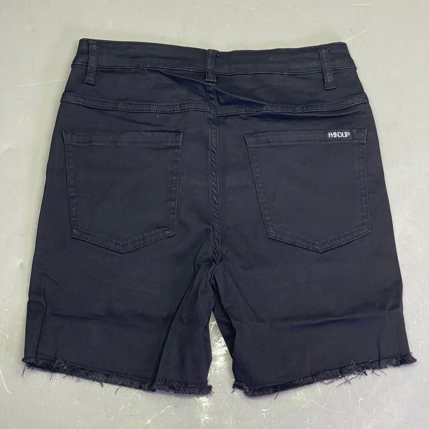 HANDUP APPAREL Jorts 5.5" SMALL Men's Pure Black STRE3249SMAL