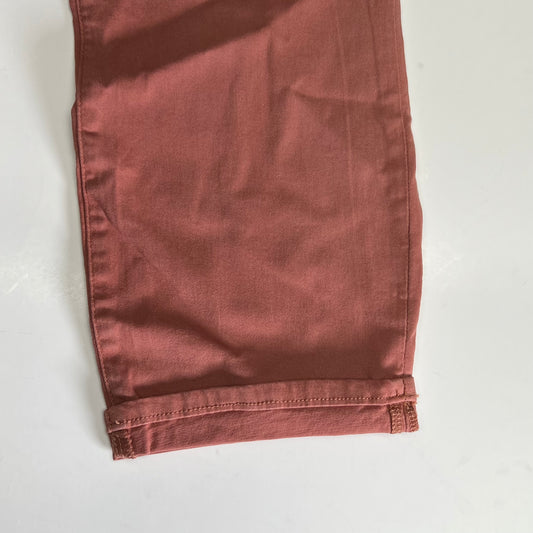 JAG Cecilia Capri Pants Super Stretch Twill Fabric Mid Rise Women's Sz 10 Salmon