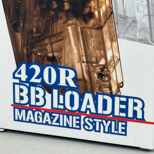 G & G ARMANMENT BB Loader Magazine Style 420 Rounds Transparent Brown G-08-100-1