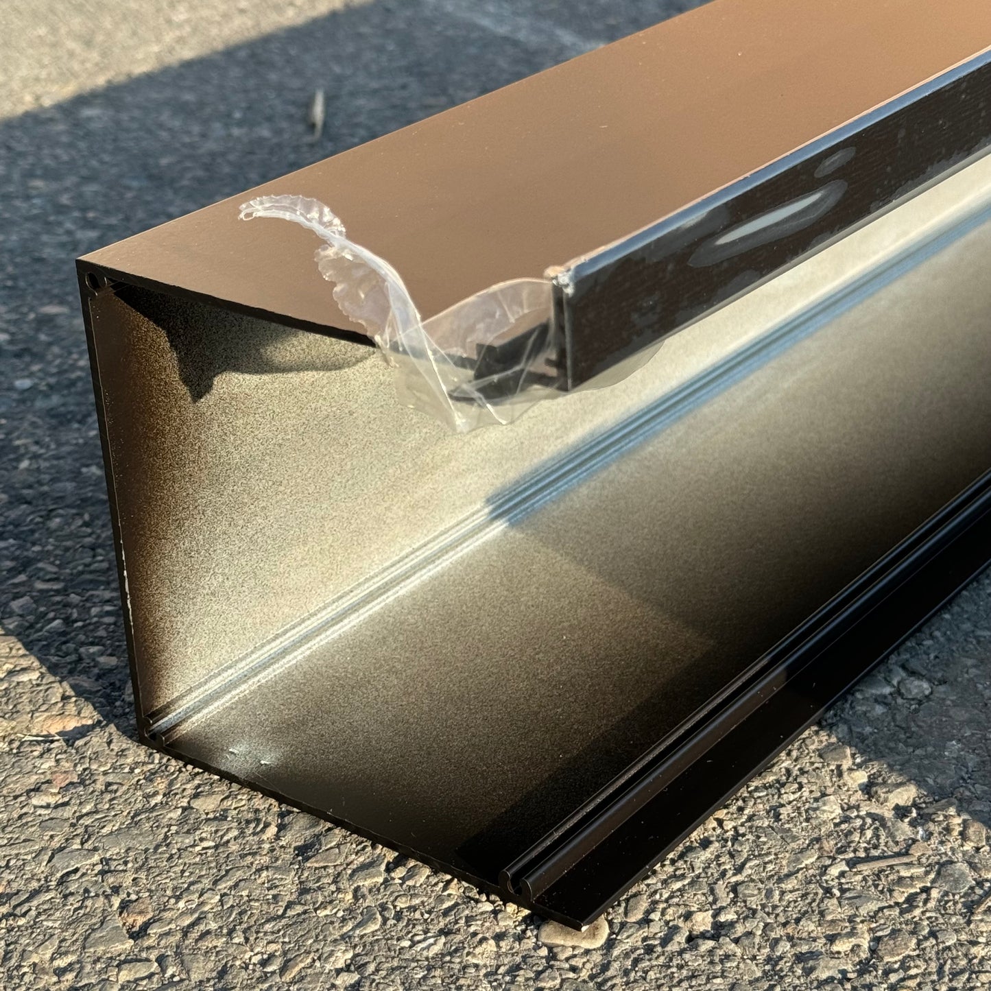 SPRINGS WINDOW FASHIONS Metal Support Bracket 16FT 5"x5" Black 05000-18