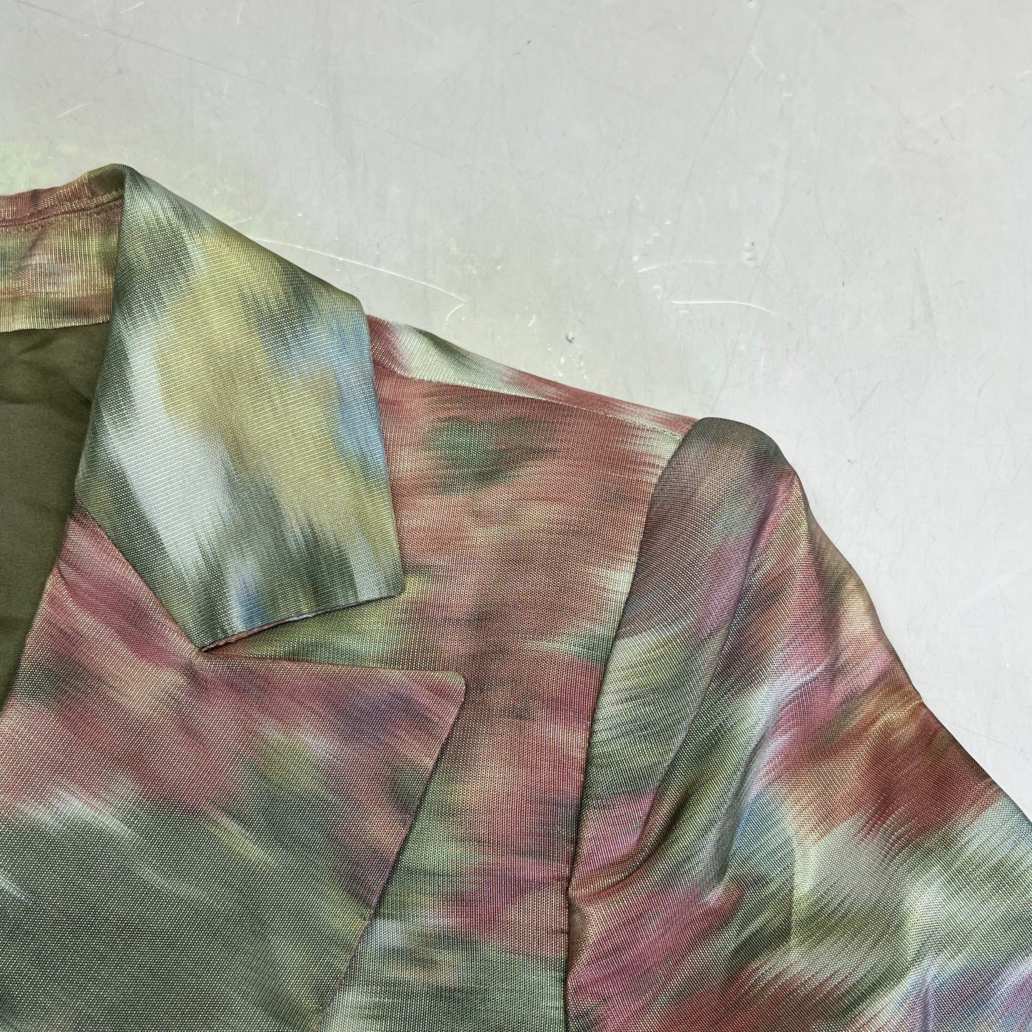 ARMANI COLLEZIONI Floral Print Blazer w/ Button Rose Women's Sz 4 (Pre-Owned)