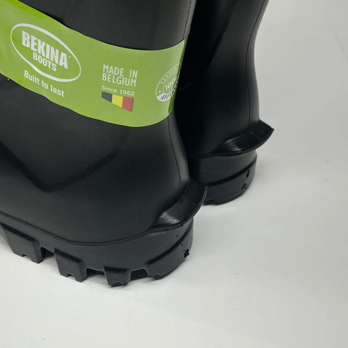 BEKINA BOOTS Solidgrip Steplitex Boots Regular Toe Men's Sz 13 Black