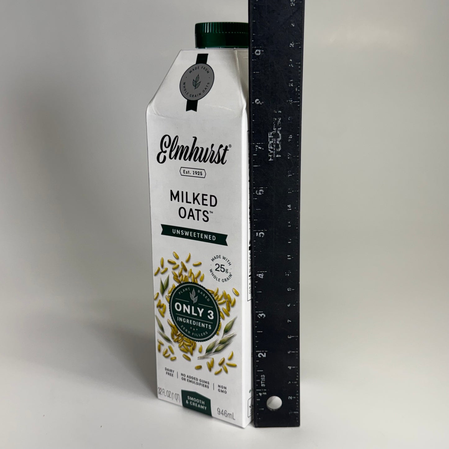 ELMHURST (6 PACK) Milked Oats Unsweetened 32 fl oz. BB 02/27