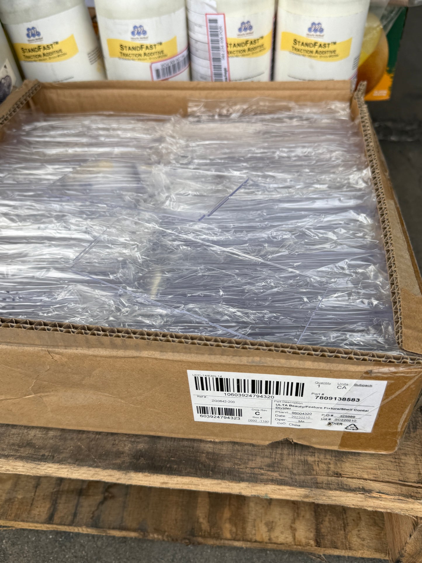ZA@ Pallet of Wipes, DEUTZ Parts, Aluminum Pan Covers, StandFast Traction Additive, Filters, THERMASOLV, DENSO, Kwikset, & MORE! (AS-IS)