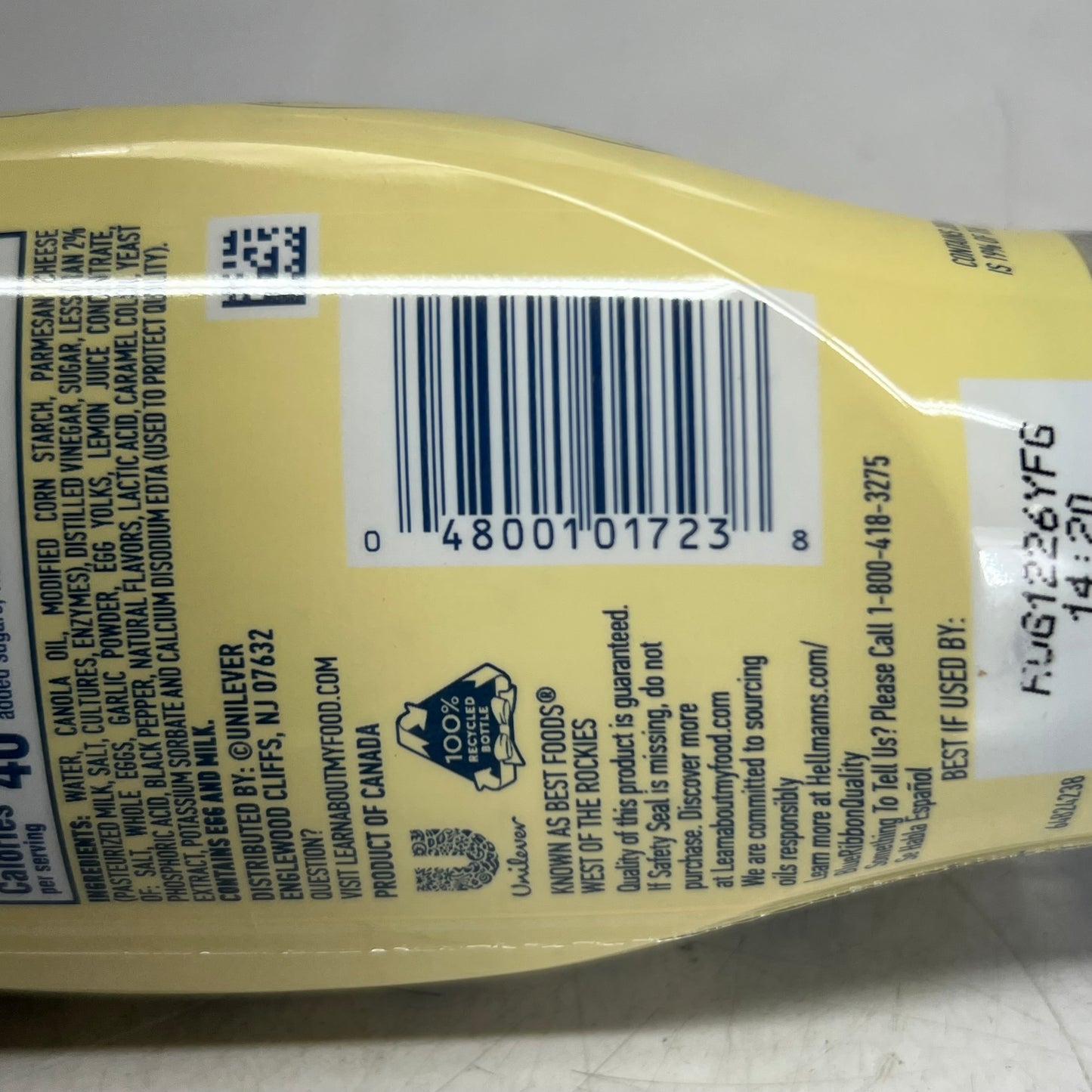 HELLMANN'S (8 PACK) Chicken Tender Mayonnaise Style Dip 11.5 fl. oz. BB 08/26 64418403