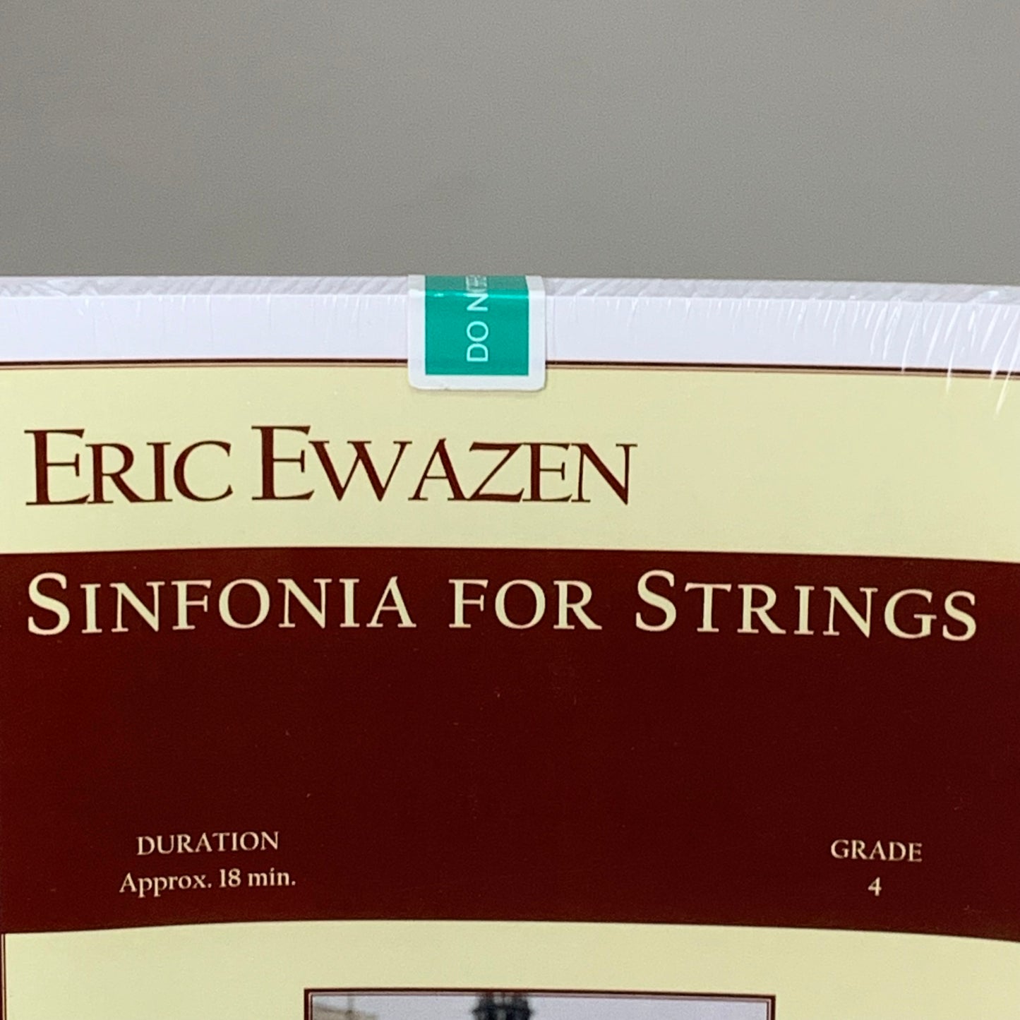 SOUTHERN MUSIC Sinfonia for Strings by Eric Ewazen Grade 4 HL03773413SO103