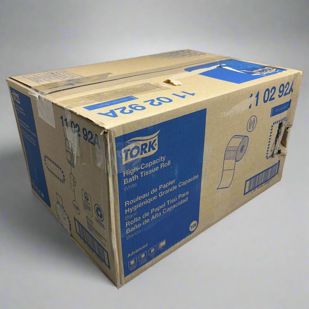 ZA@ TORK (36 Rolls) High-Capacity 2-ply Toilet Paper White 110292A (New Other)