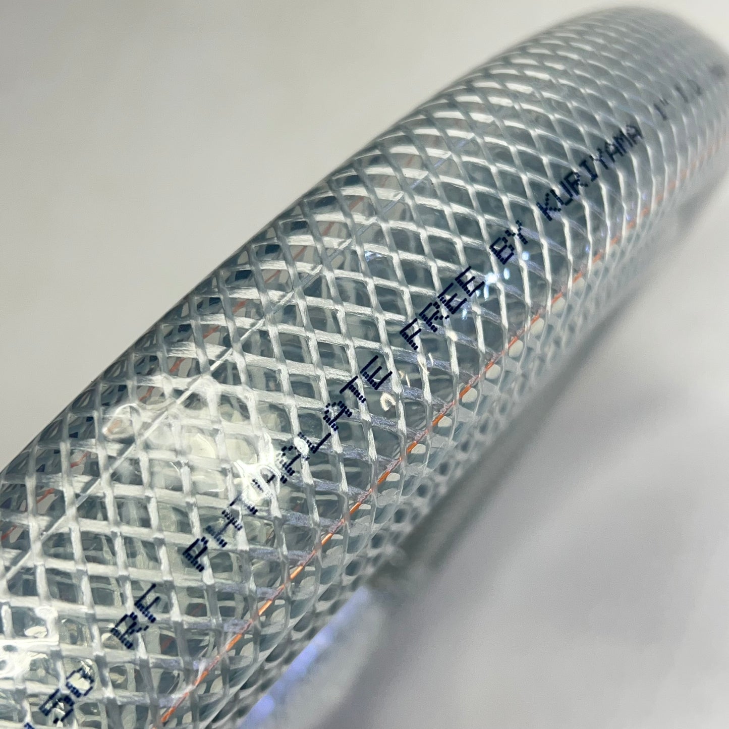 KURI TEC Clear Braid Food & Beverage Hose 1" ID 1-19/64" OD 10' K3150-16-10