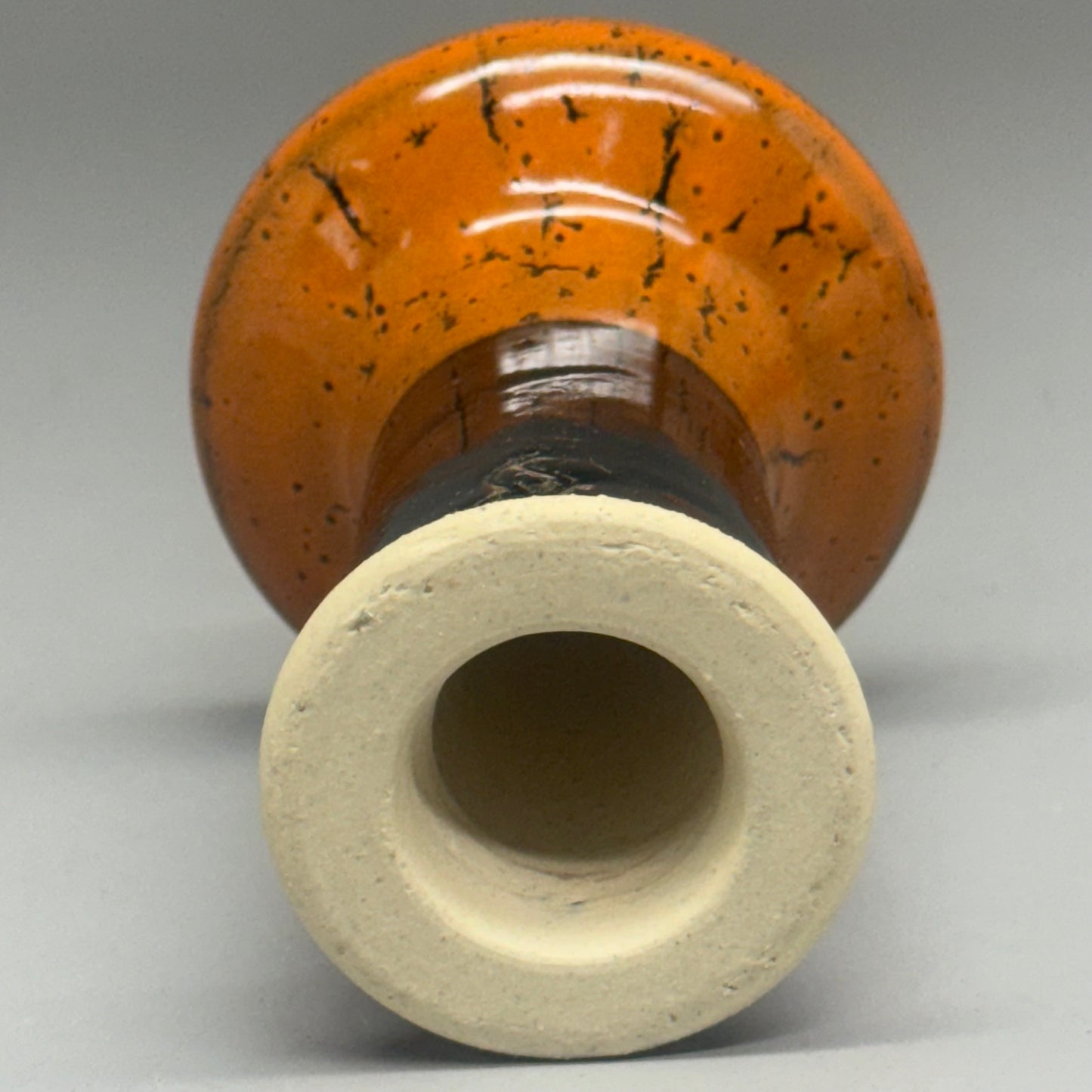 Mini Rook Bowl 2 Pack Size 4” L x 3” W Ceramic Orange/Black