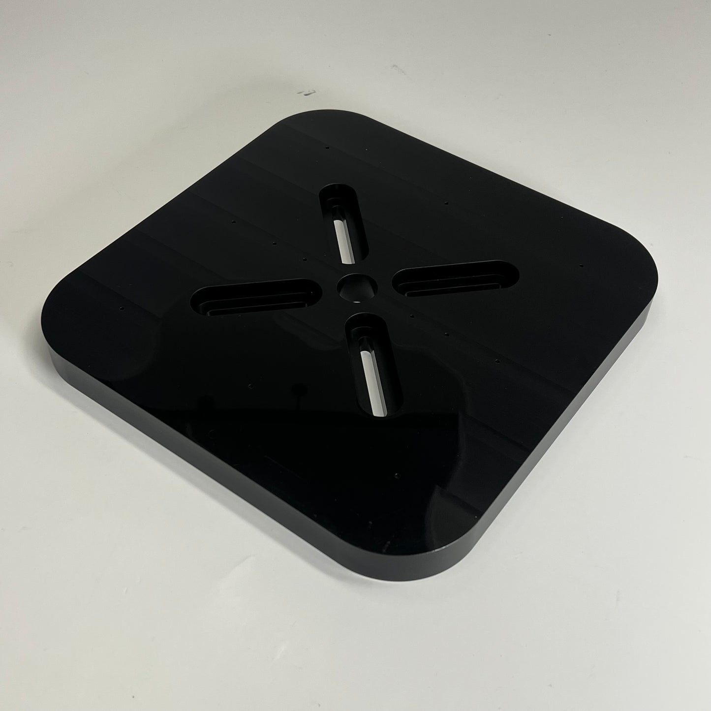 PEDESTAL PRO Rfid Buffer Plate - Hid Maxiprox 5375 12x12 Black CS-ABP-1212