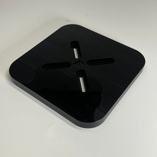 PEDESTAL PRO Rfid Buffer Plate - Hid Maxiprox 5375 12x12 Black CS-ABP-1212