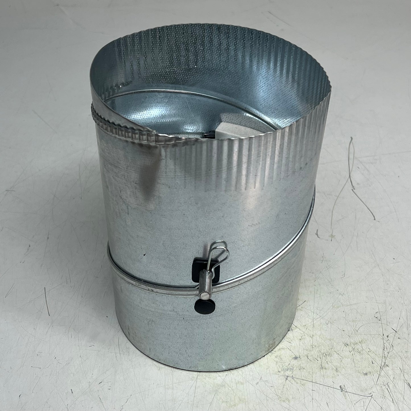 HONEYWELL Steel TrueZONE Motorized Fresh Air Damper 6" 24V Chrome EARD6TZ