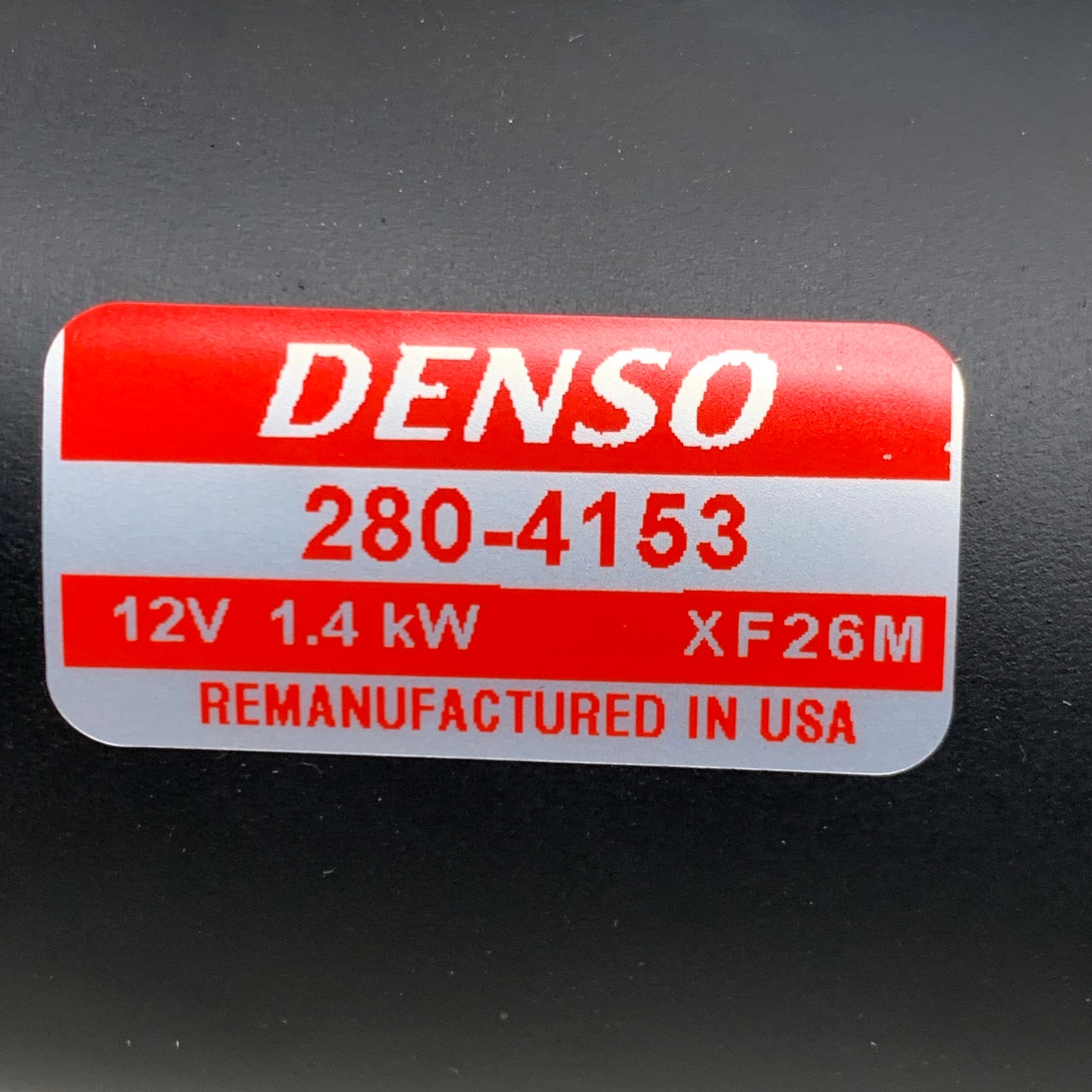 DENSO Motor Starter 1.4 kW (Remanufactured) 17723 480-4153