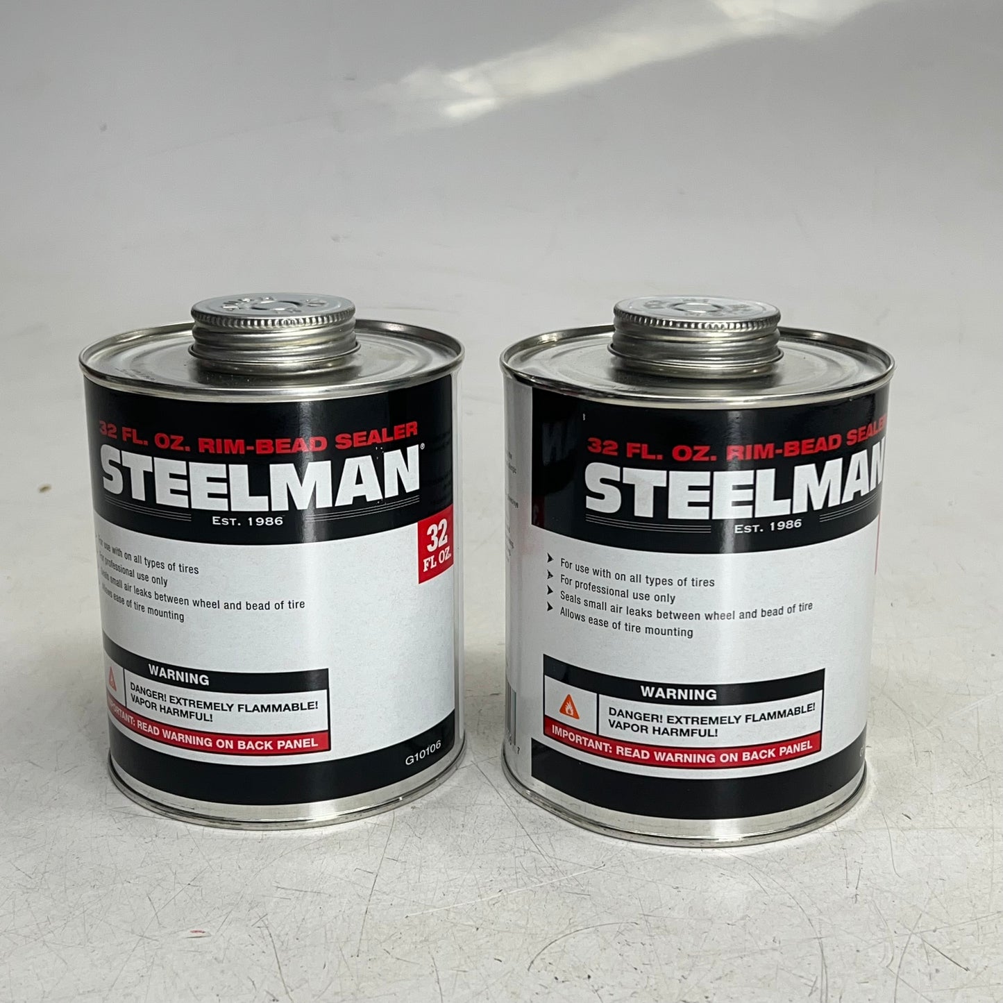 STEELMAN (2 PACK) Rim Bead Sealer W/ Pour Spout for All Tires 32 fl oz  G10106