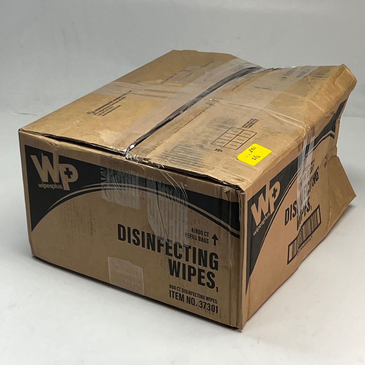 CARLISLE (4 PACK - 3200 Total) Disinfecting Surface Wipes Refill Bag Sz 8" x 6" White 37301