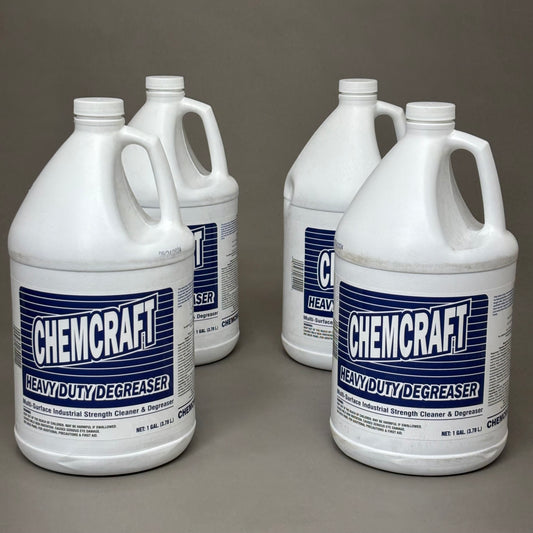 CHEMCRAFT (4 PACK!) Heavy Duty Degreaser & Cleaner 1 Gal Each Blue BB-09/2024