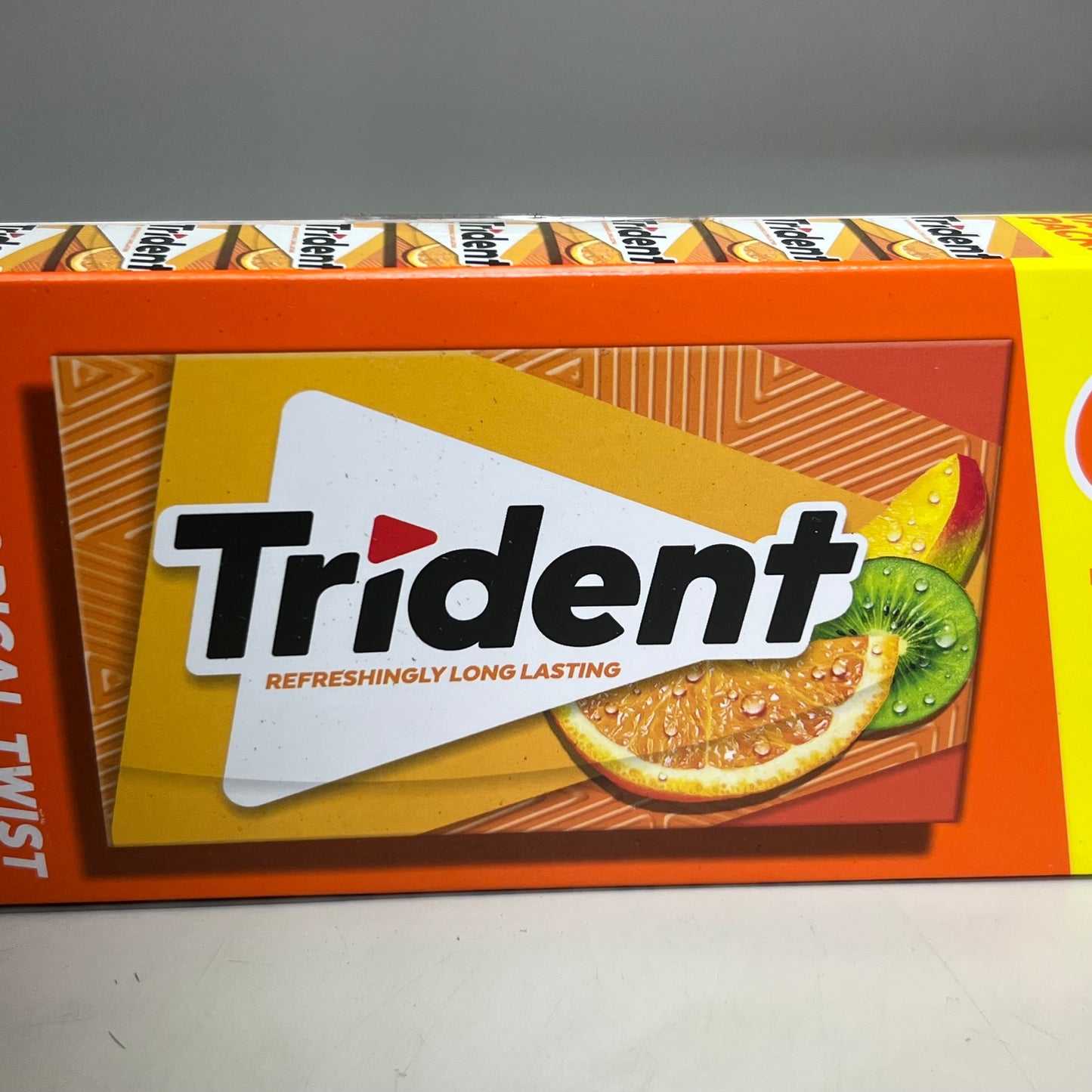 ZA@ TRIDENT (3 PACK, 112 Sticks Each) Tropical Twist 1.9g BB 07/25 (New) I