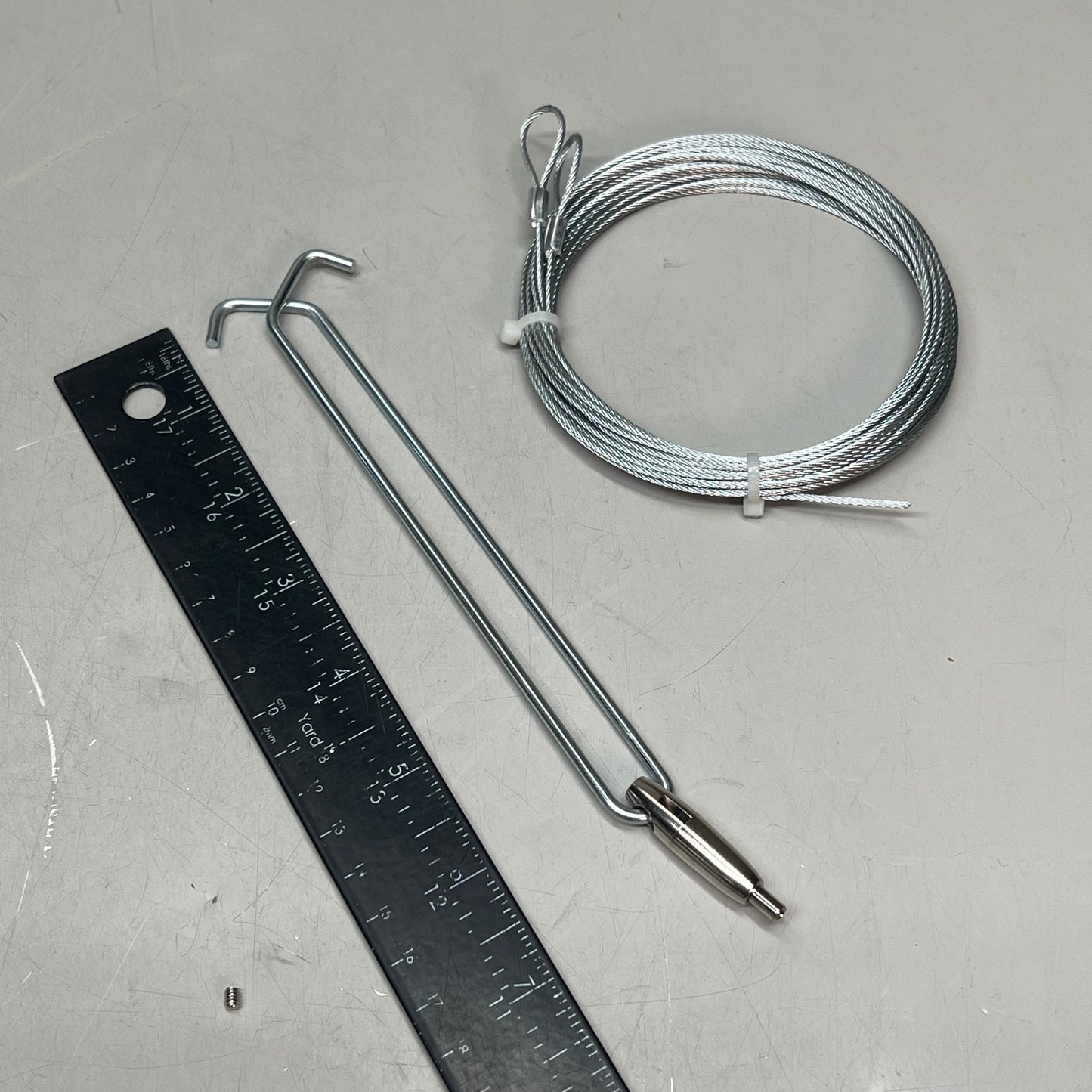 LITHINIA LIGHTING Single Aircraft Cable Gripper Y Hanger Kit 10' Chrome ZACVH