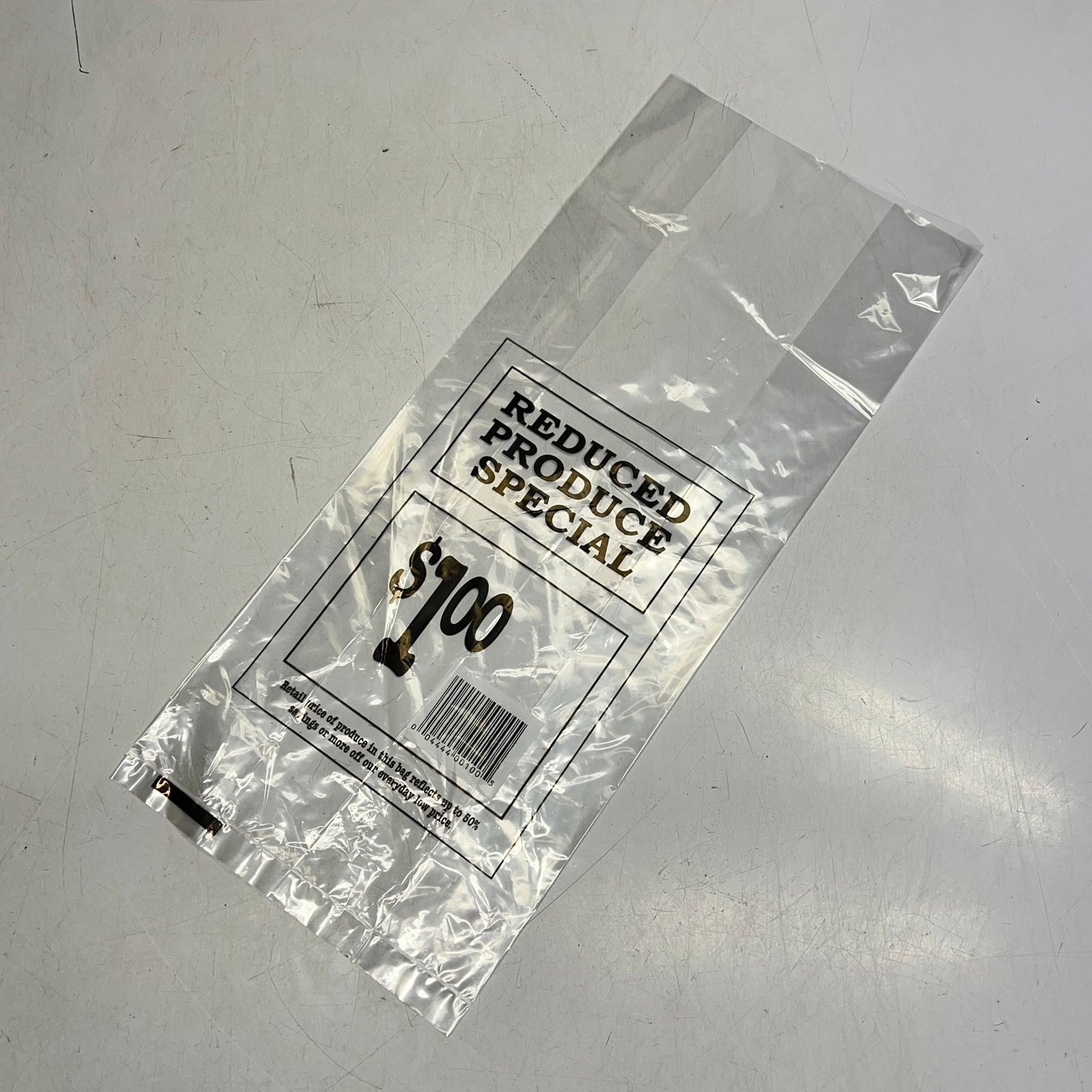 ZA@ (1000 PACK) Reduced Produce Special Grab Bags 19"x8.5" Clear/Black 13737 (As-is)