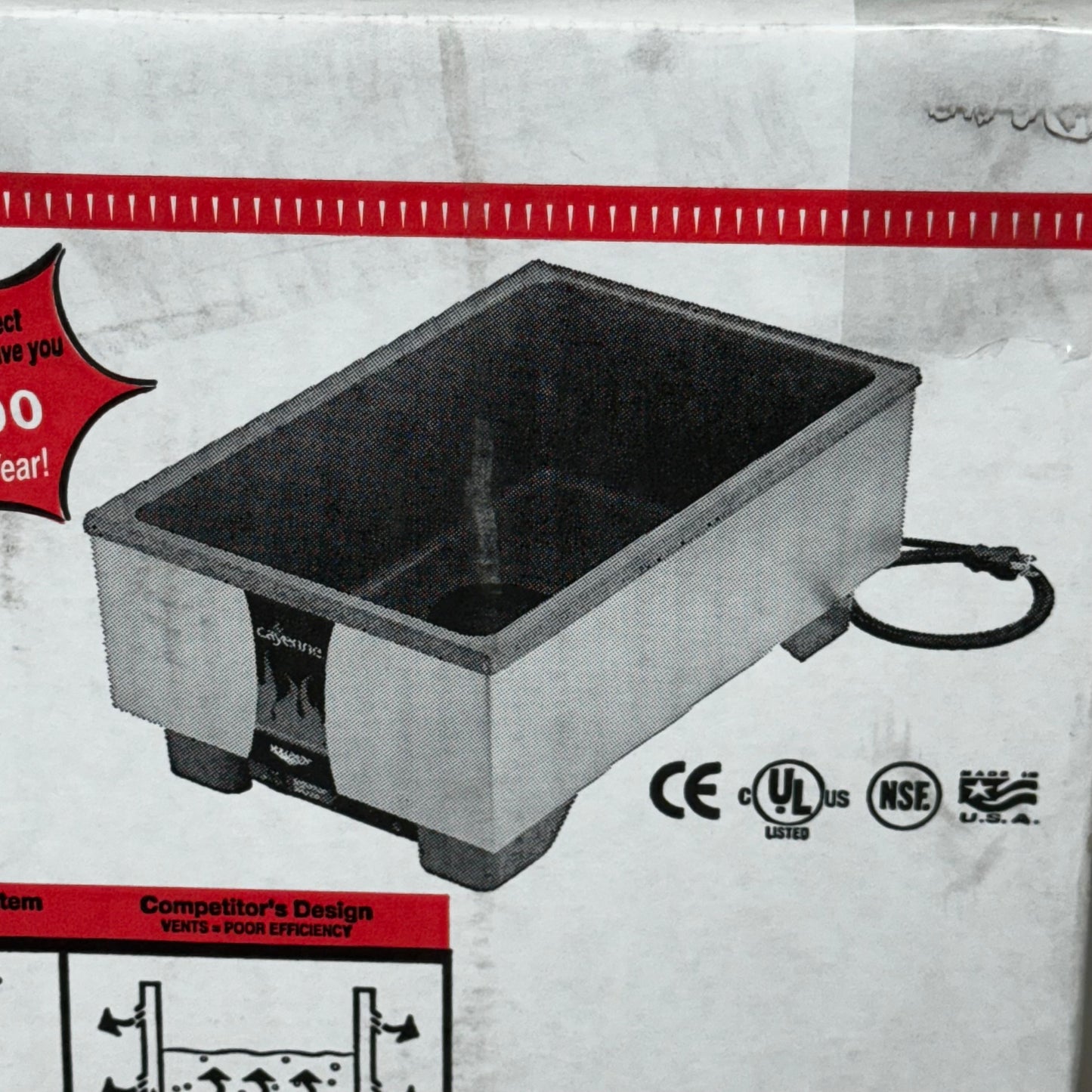 VOLLRATH Custom KitDel Full-size 120-volt Cayenne® Heat 'N Serve Rethermalizer 72020 55335