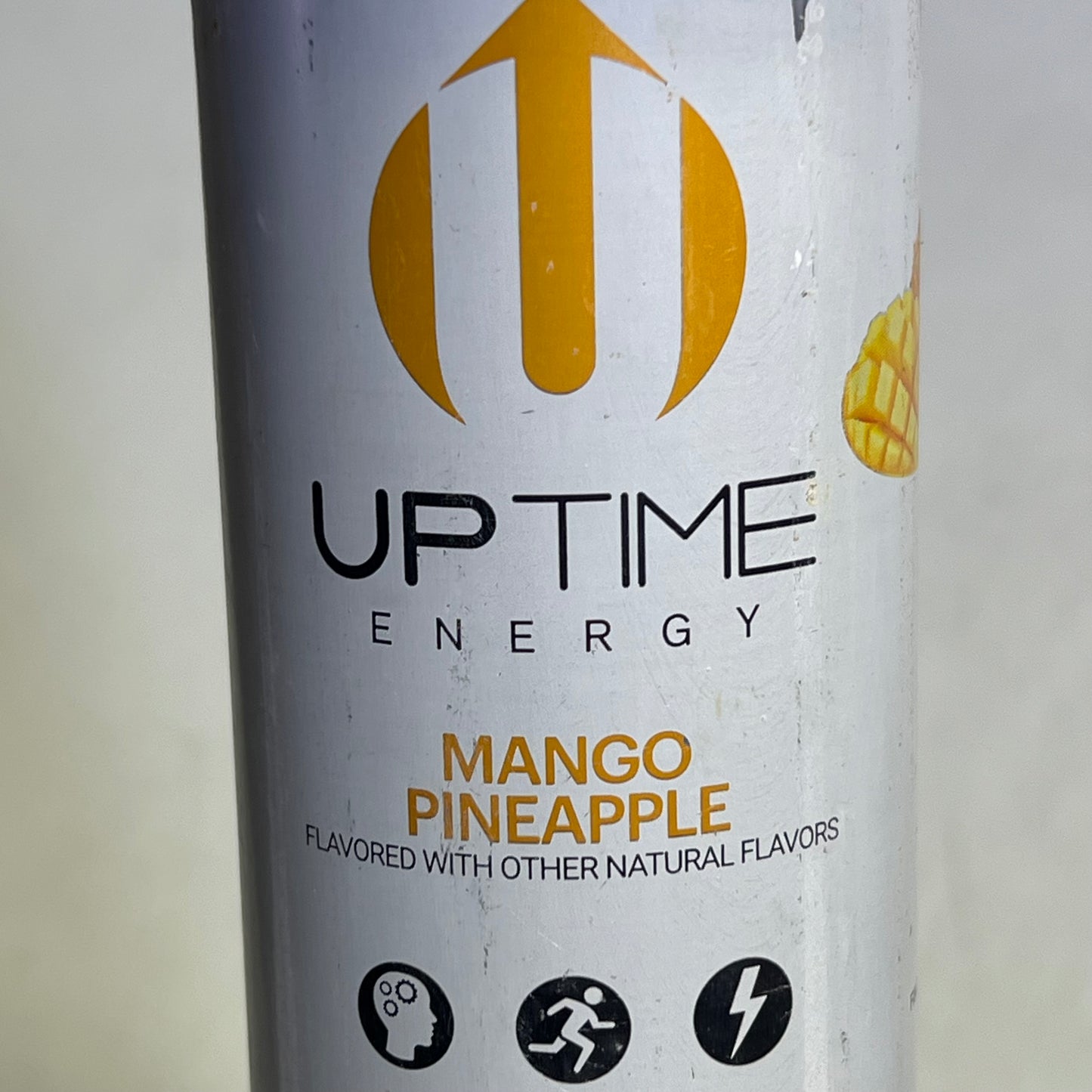 ZA@ UPTIME  (10 PACK) Zero Sugar Energy Drinks Mango Pineapple 12 fl oz