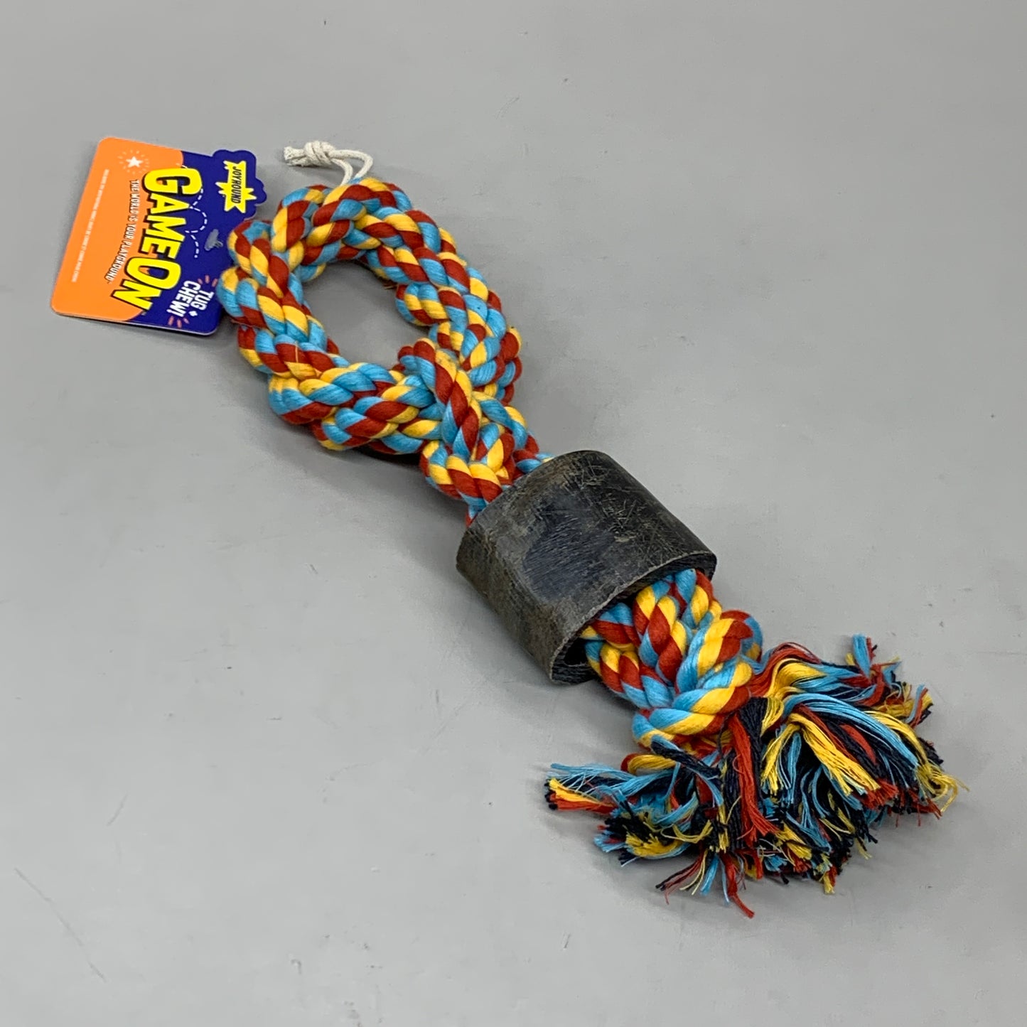 JOYHOUND (2 PACK) Rope Horn Dog Toy Polyester Rope Buffalo Horn 5313794