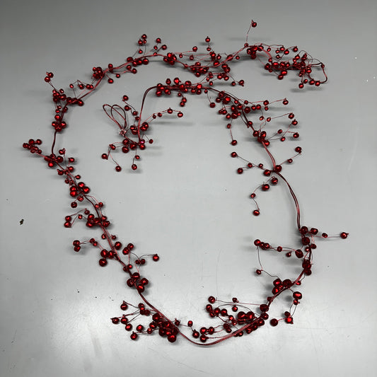 ZA@ KURT S. ADLER Red Bell Twisted Garland Christmas H0293R A