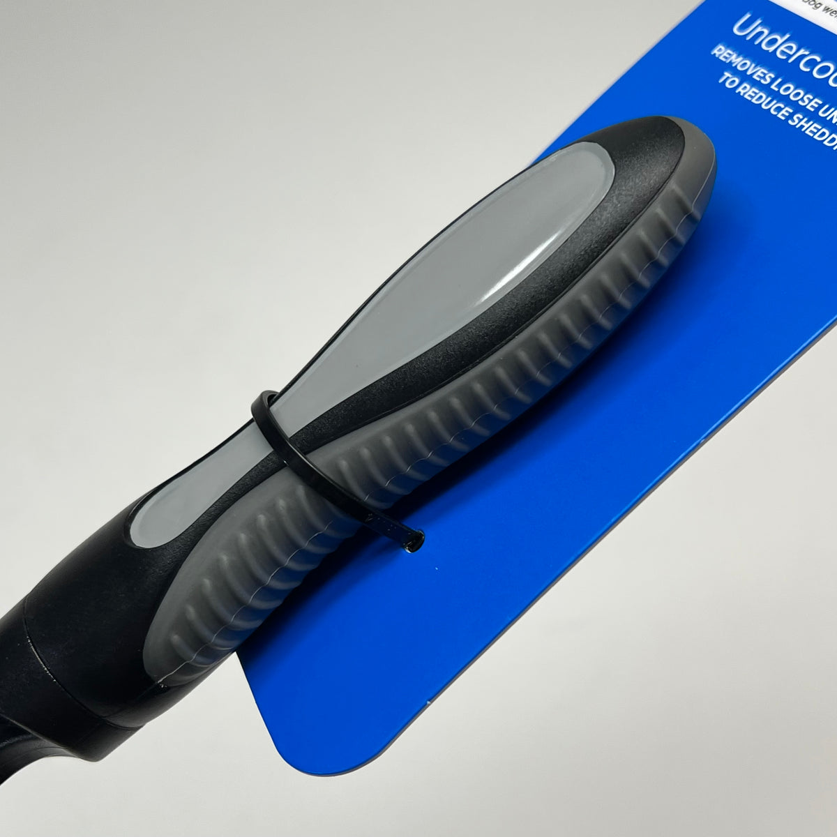 WELL & GOOD  (2 PACK) Undercoat Comb Removes Loose Undercoat Black 3495774