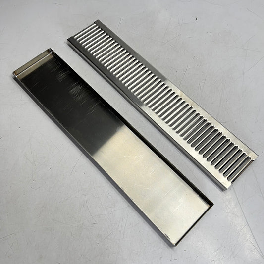 ZA@ Stainless Steel Drip Tray for Beverages/bar 24"x5" Silver
