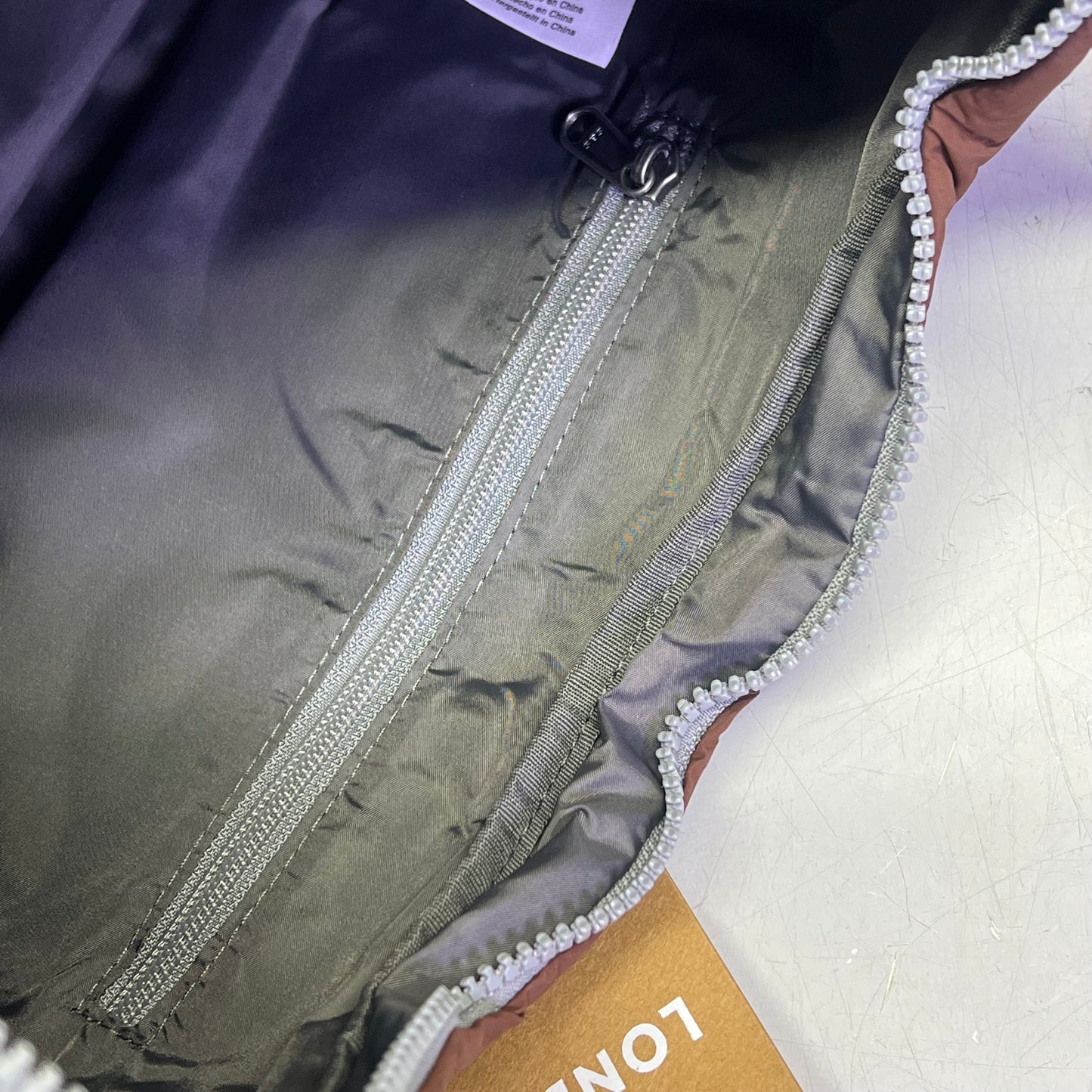 ORI LONDON Belsize Bag Made From Talson Material Medium Chocolate BELSMTCHO